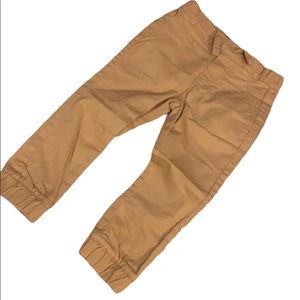 3T Tan Joggers Toddler Boy